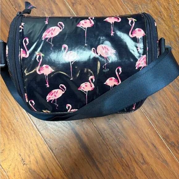 Vera Bradley Fiesta Flamingo Lunch Bag - Picture 3 of 4